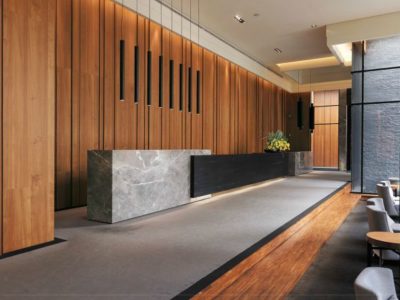 image-result-for-modern-rustic-industrial-hotel-lobby-design-modern-front-desk-designs